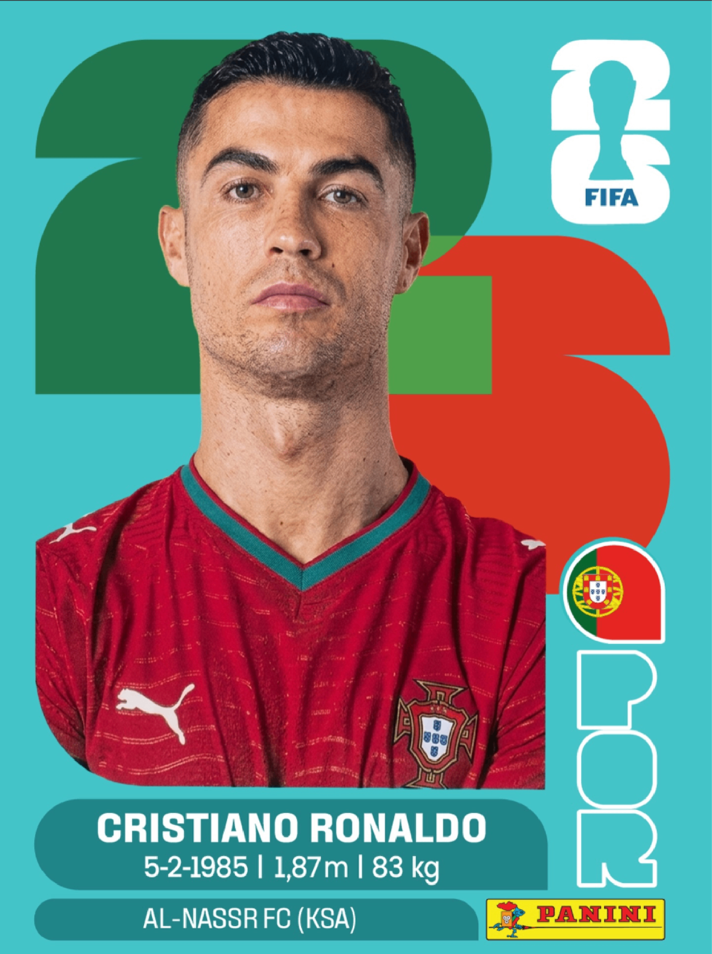 Figurita Cristiano Ronaldo